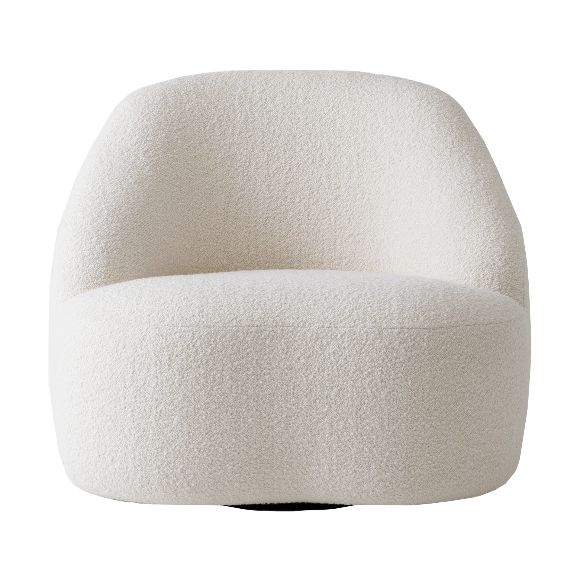 Margas LC2 fauteuil, Karakorum 001-black swivel &Tradition