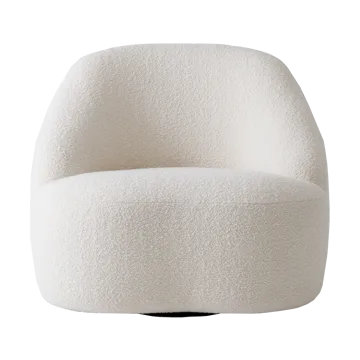 Margas LC2 fauteuil - Karakorum 001-black swivel - &Tradition