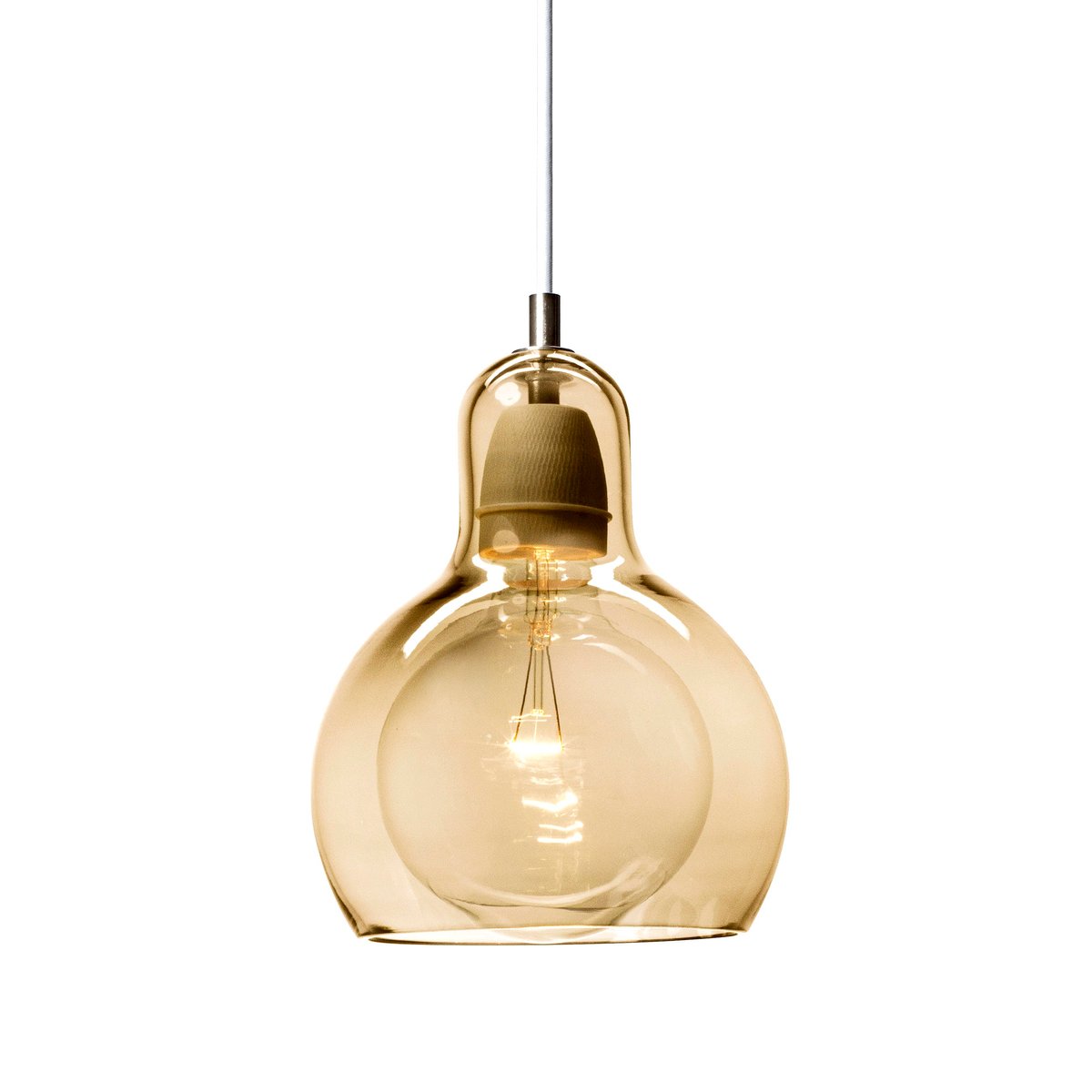 &Tradition Mega Bulb Guld lamp goud-glas