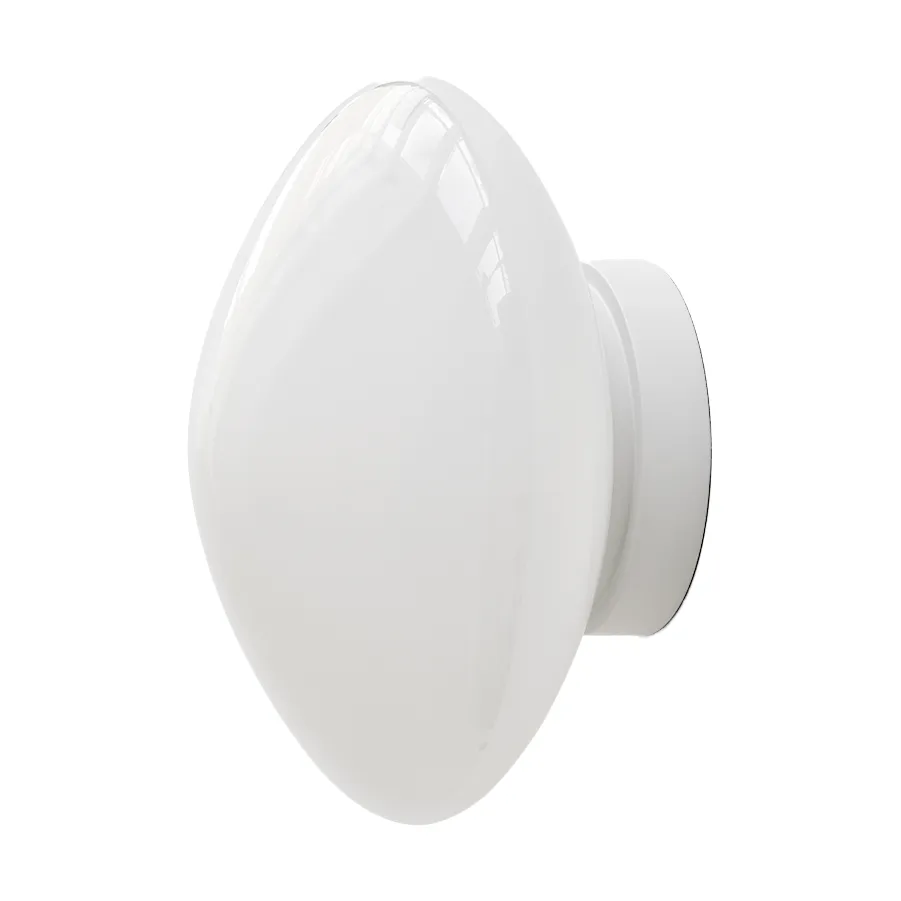 Mist AP22 plafondlamp/wandlamp Ø25 cm, White-opal glass &Tradition