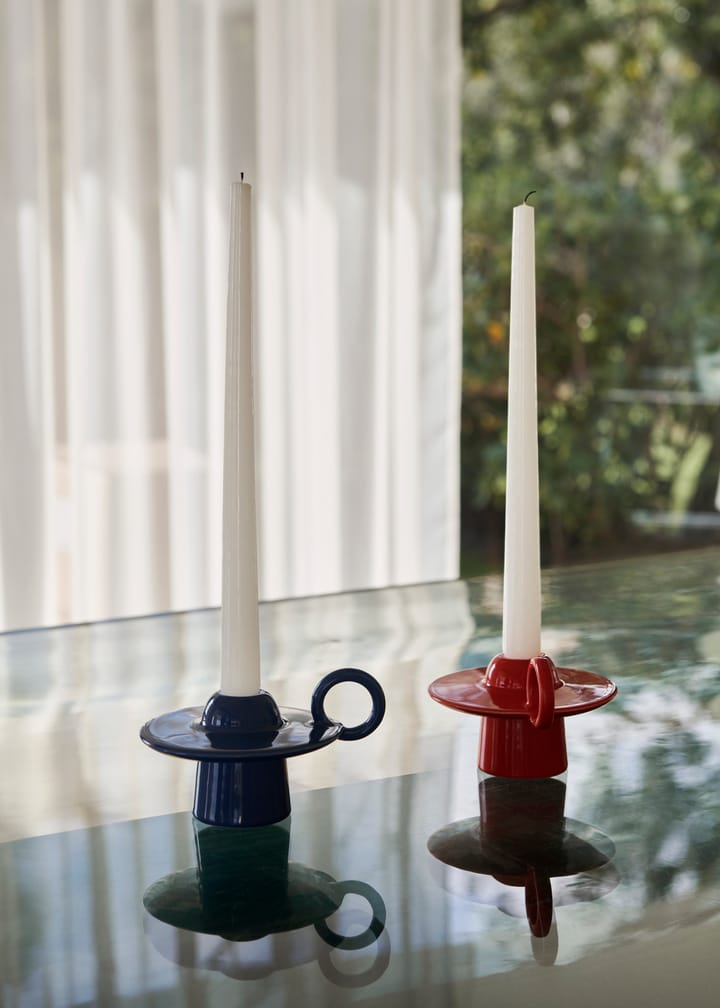 Momento JH39 kaarsenhouder, Azure &Tradition