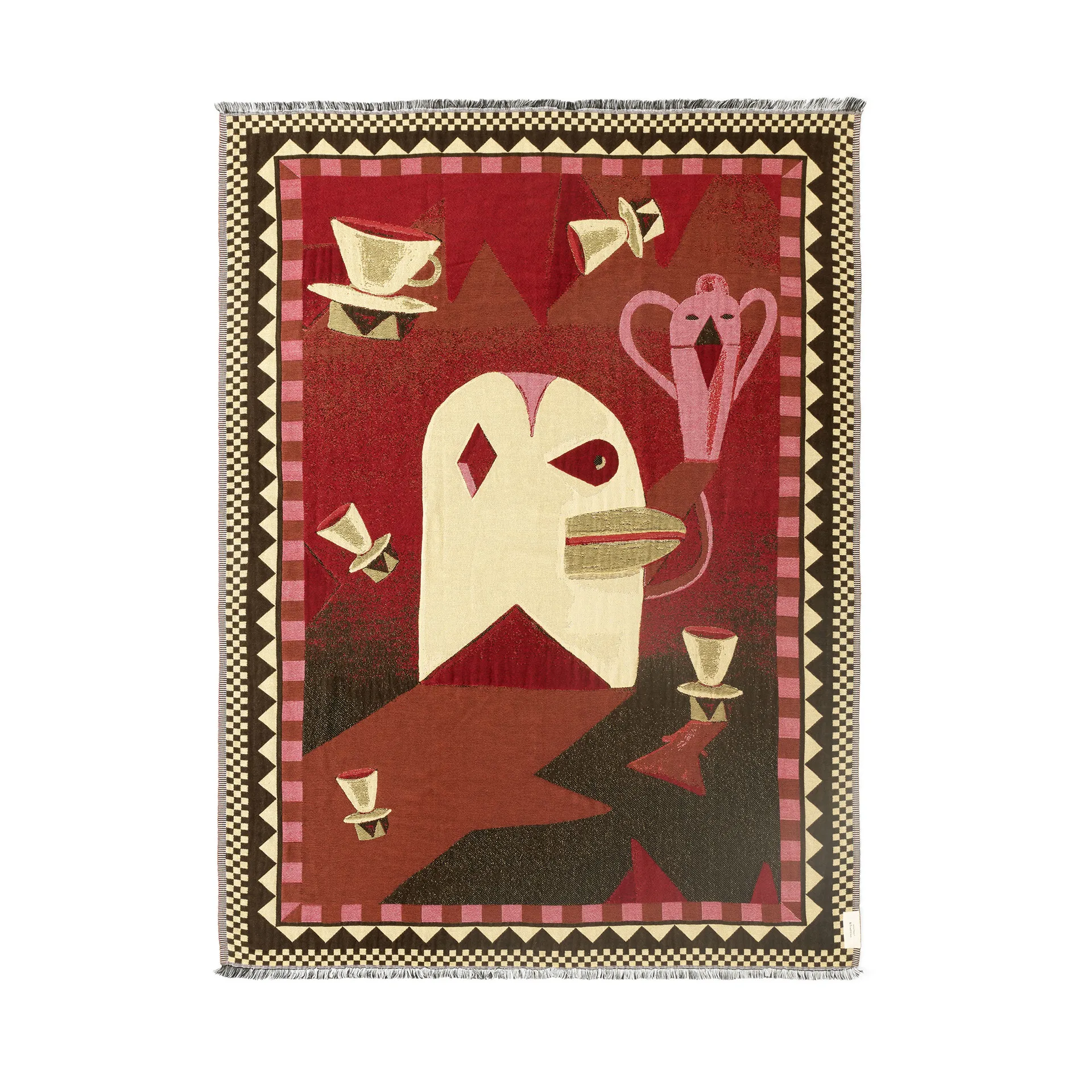 Momento JH46 plaid 180x130 cm, Red dawn &Tradition