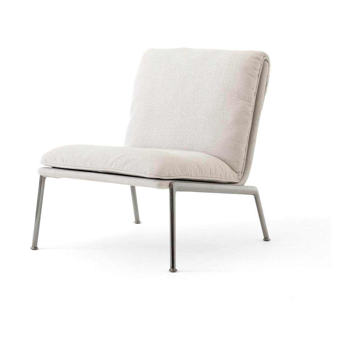 &Tradition Muno LN18 loungefauteuil Dark chrome-Cifrado 0221