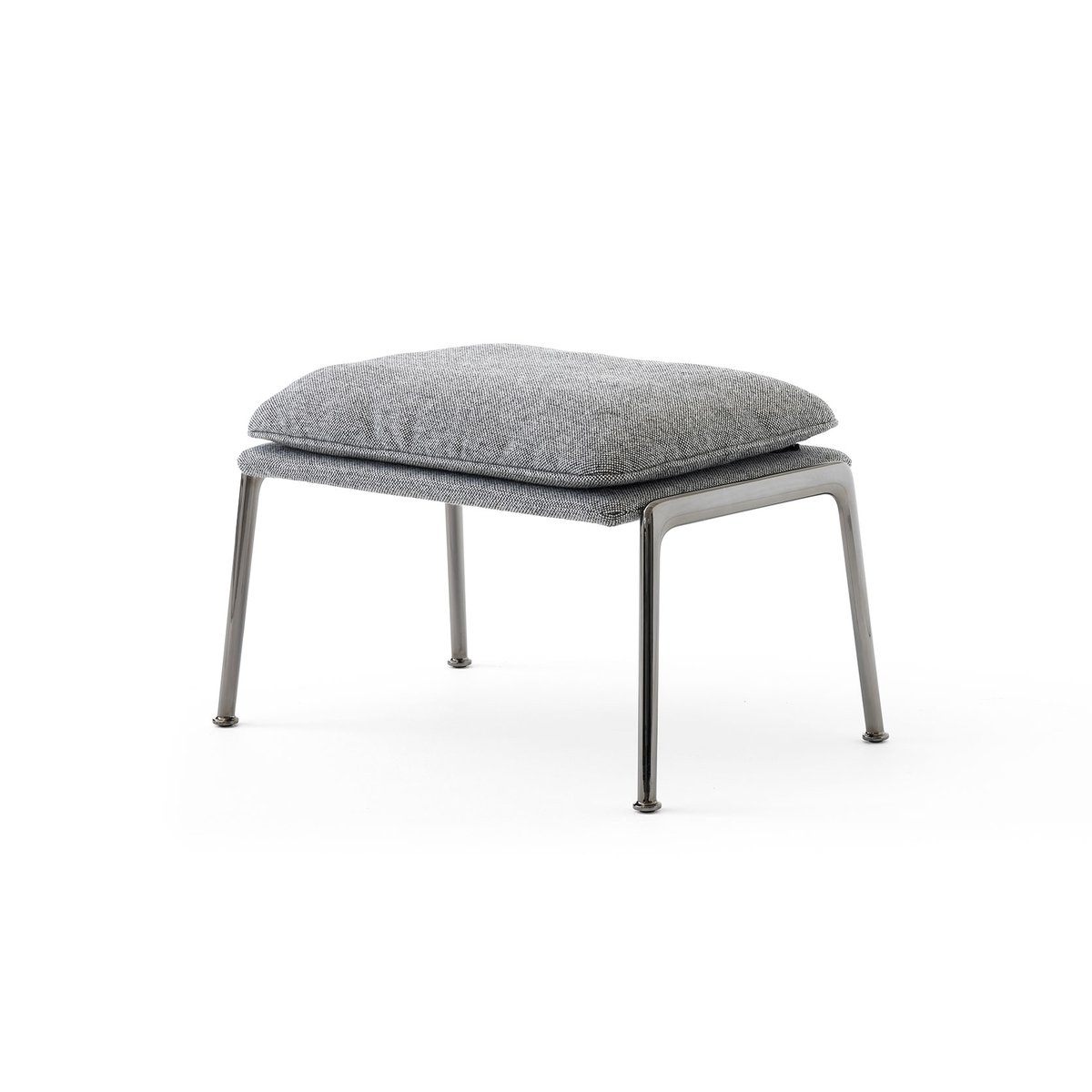 &Tradition Muno LN20 voetenbank Dark chrome-Hallingdal 0126