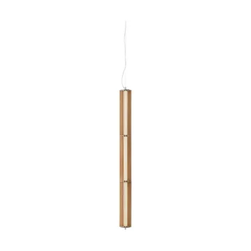 Numbra TY1 hanglamp - Gelakt eiken-getrommeld aluminium - &Tradition