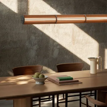 Numbra TY1 hanglamp - Gelakt eiken-getrommeld aluminium - &Tradition