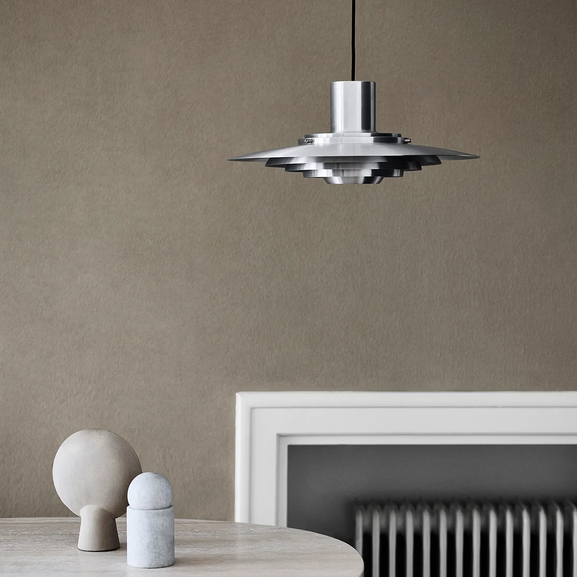 P376 plafondlamp KF1, Aluminium &Tradition