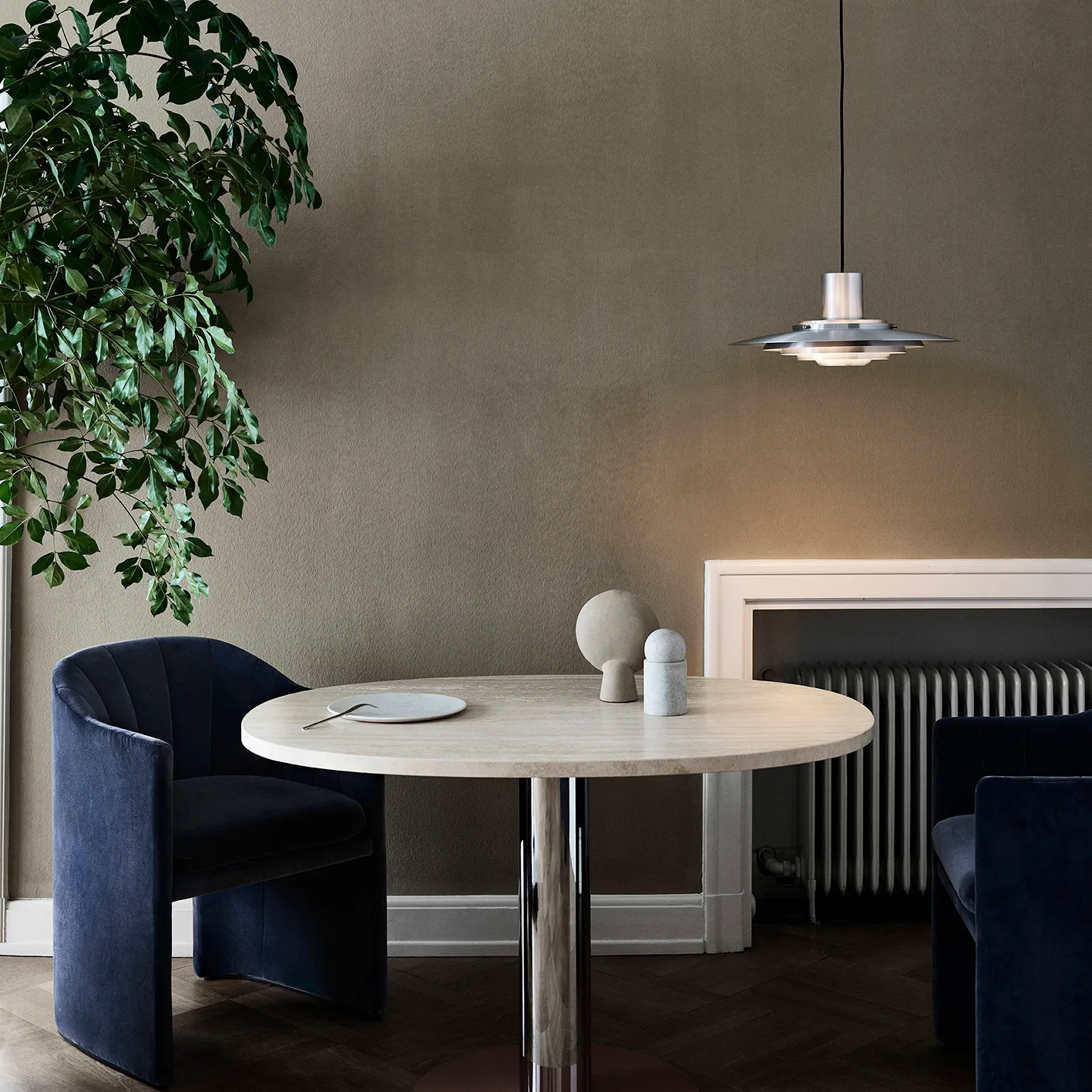 P376 plafondlamp KF1, Aluminium &Tradition