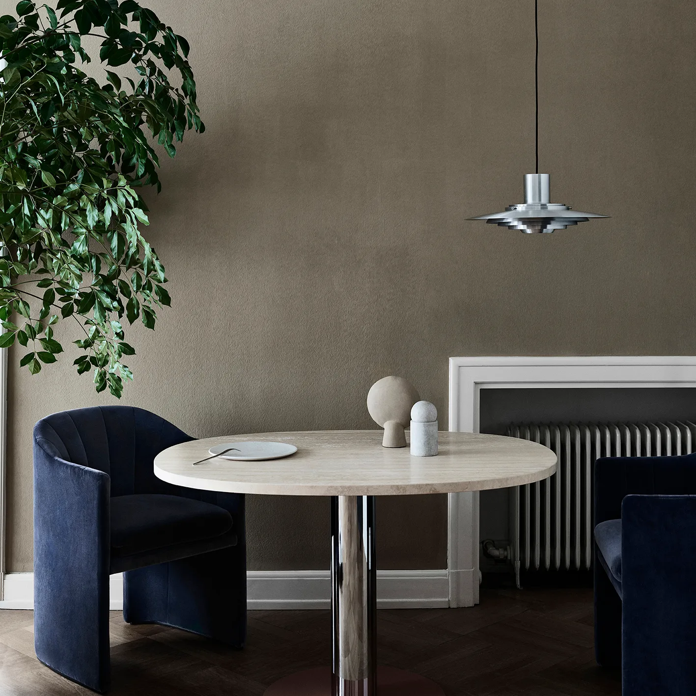 P376 plafondlamp KF1, Aluminium &Tradition