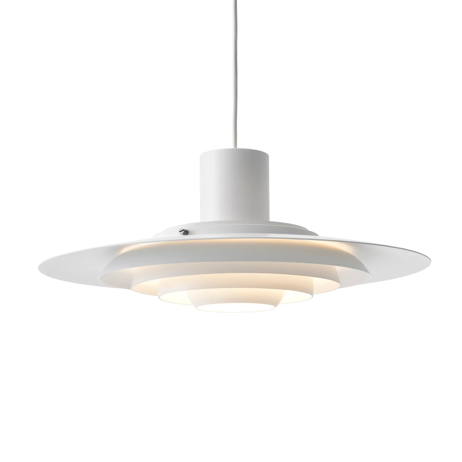 P376 plafondlamp KF1, Mat wit &Tradition
