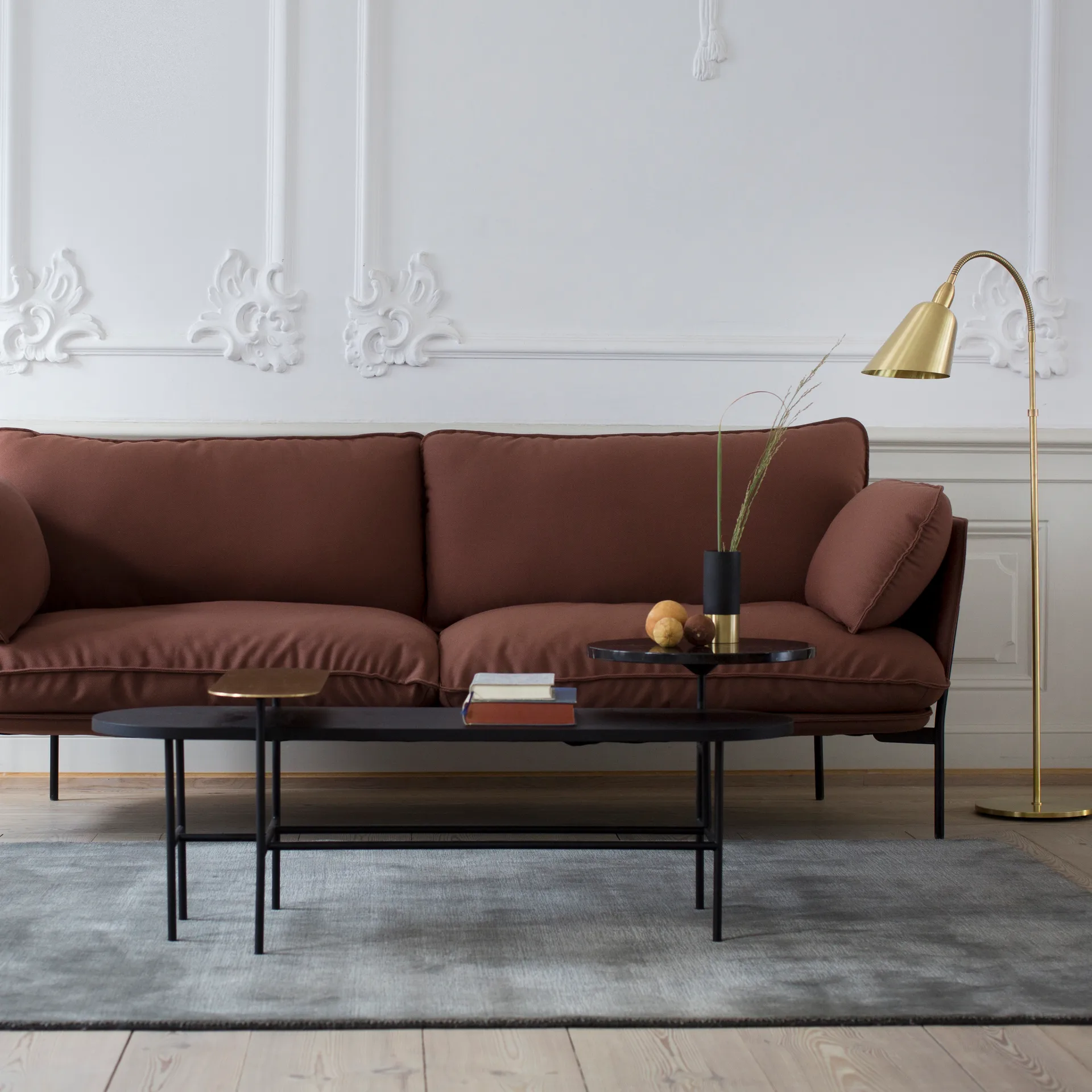 Palette salontafel JH7, zwart &Tradition