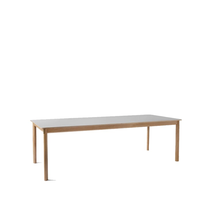 Patch HW2 eettafel - beige arizona, witgeolied eikenhouten onderstel - &Tradition