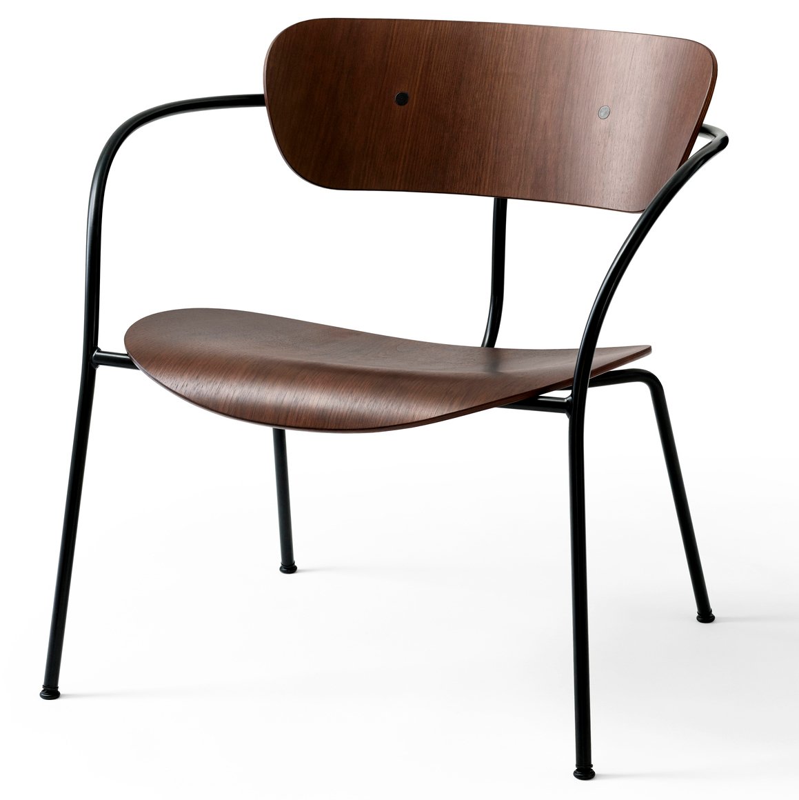 &Tradition Pavilion stoel AV5 Gelakt walnoothout | Scandinavisch Interieur | Stoelen | Bruin