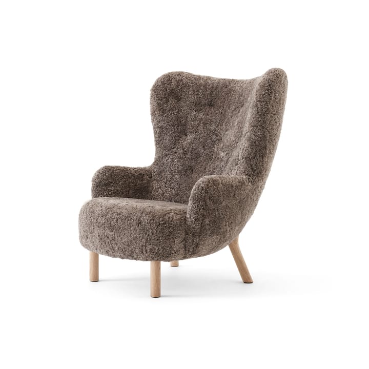 Petra VB3 High fauteuil - Geoliede eiken-Sheepskin Sahara - &Tradition