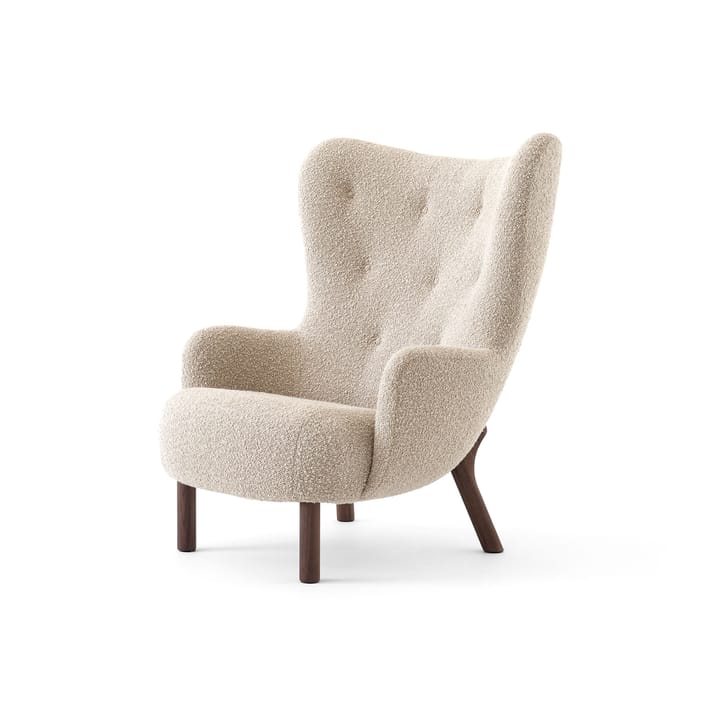 Petra VB3 High fauteuil - Geoliede walnoot-Karakorum 003 - &Tradition