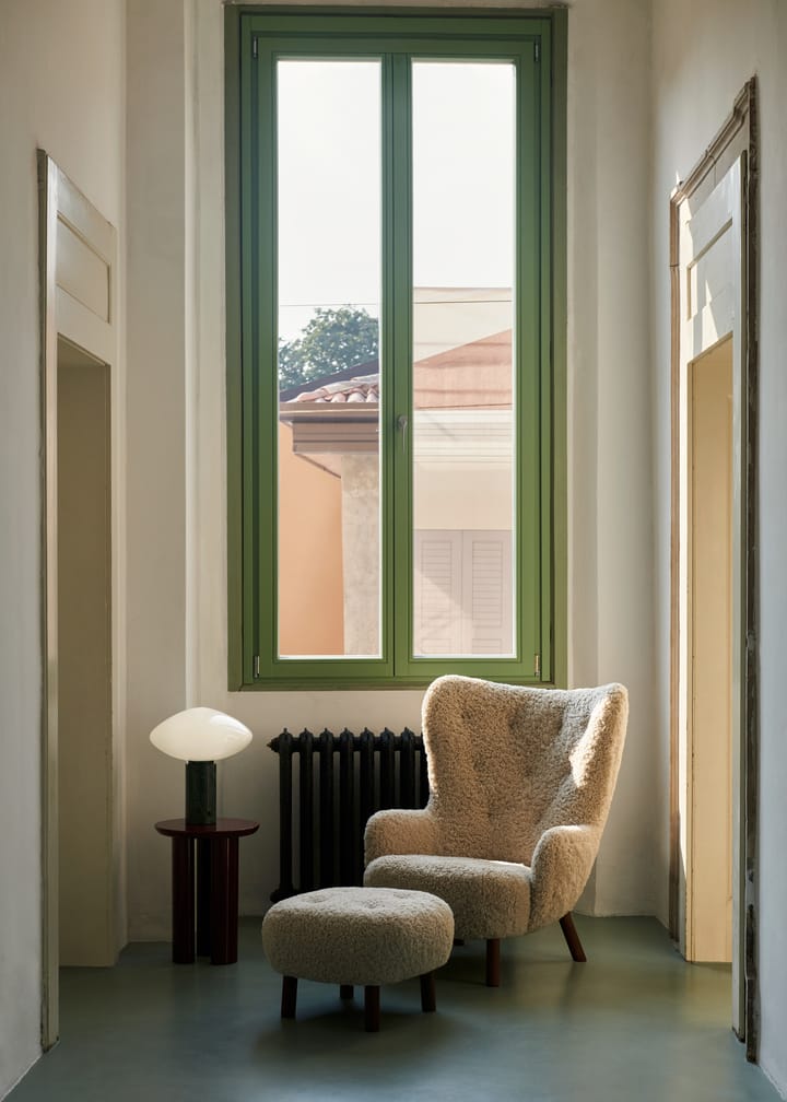 Petra VB3 High fauteuil, Geoliede walnoot-Sheepskin Moonlight &Tradition