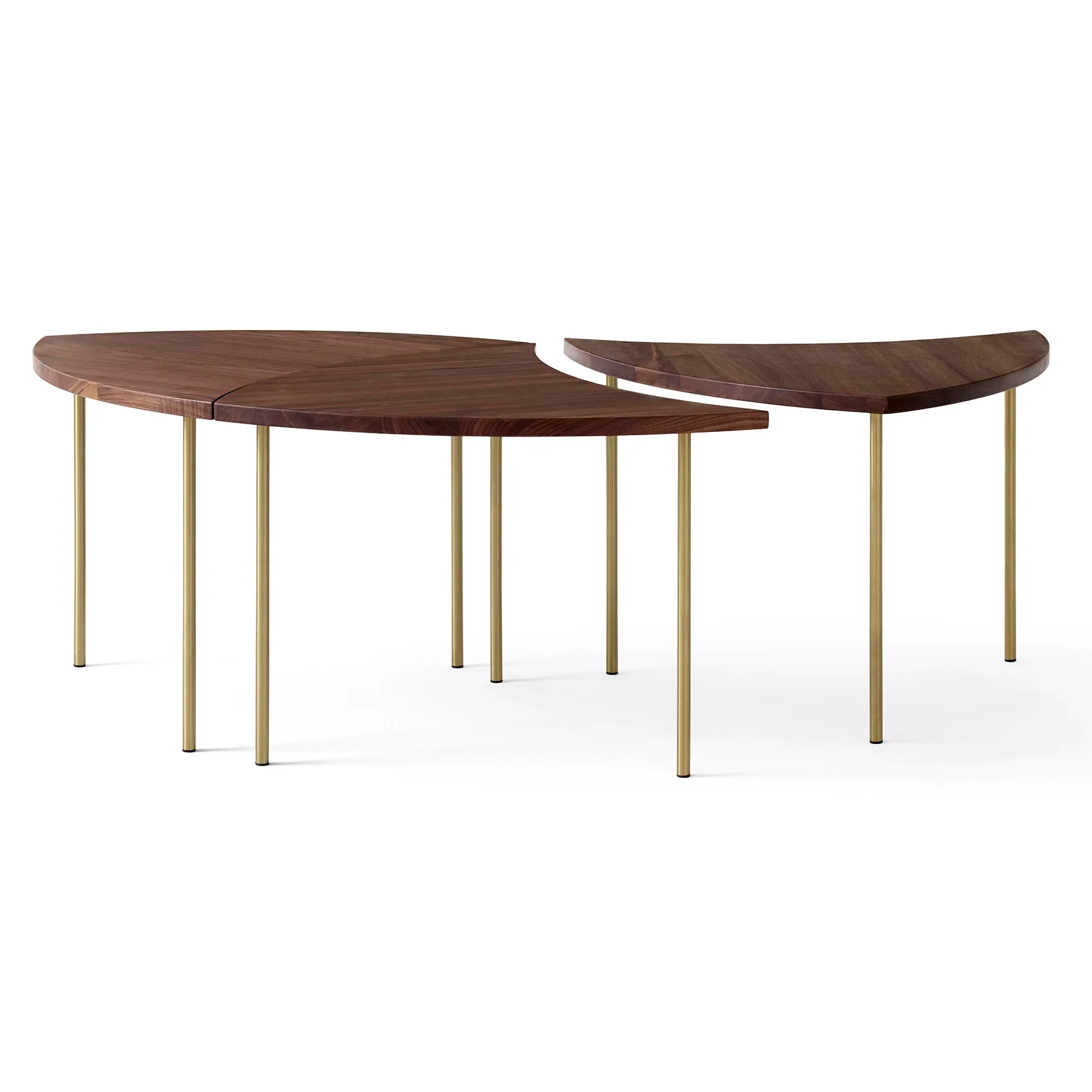 Pinwheel bijzettafel HM7, Walnoot &Tradition