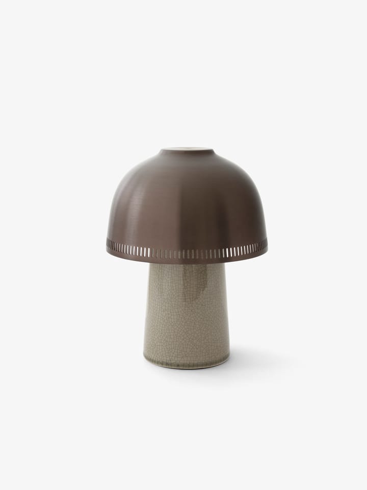 Raku SH8 tafellamp, Beige Grey & Bronze &Tradition