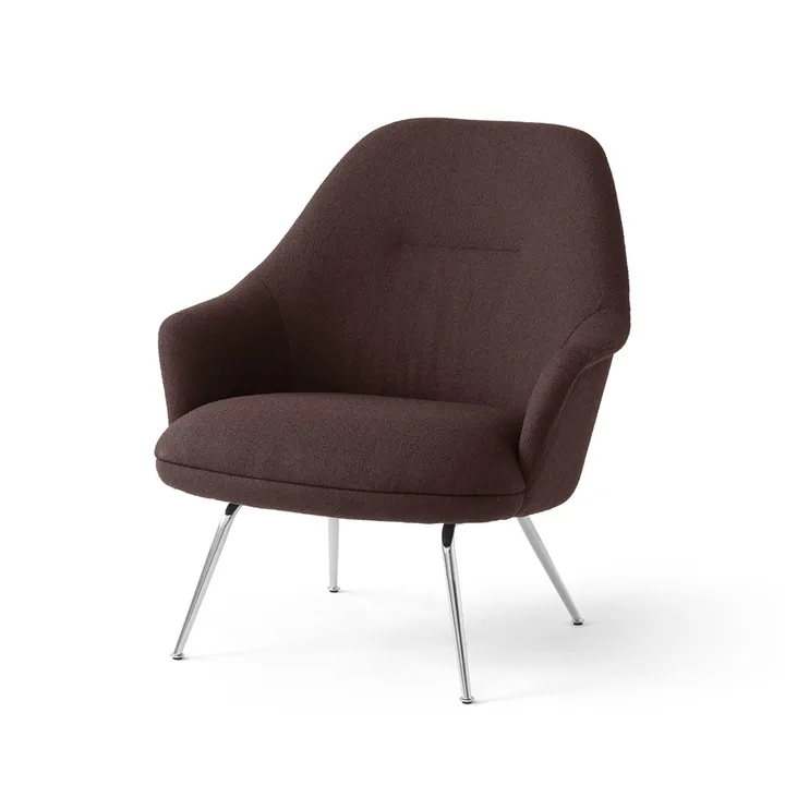 Rely HW139 loungestoel - Saxion 0397-chroom - &Tradition