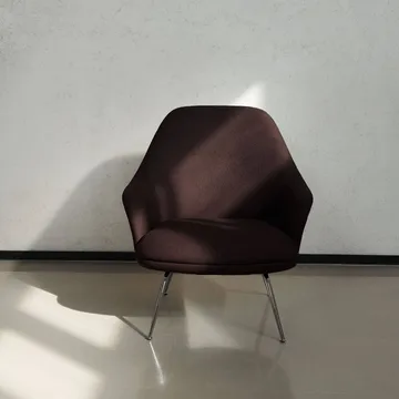 Rely HW139 loungestoel - Saxion 0397-chroom - &Tradition