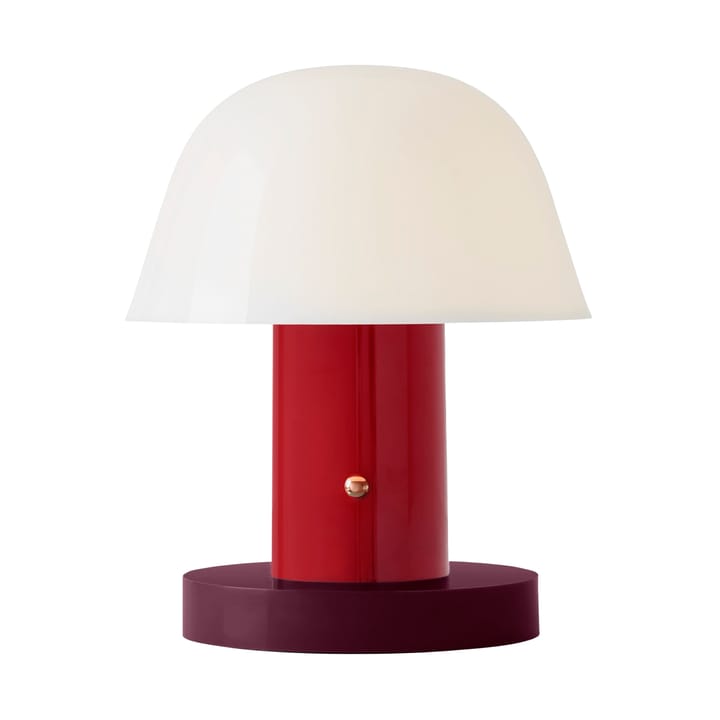 Setago JH27 tafellamp, Maroon-grape &Tradition