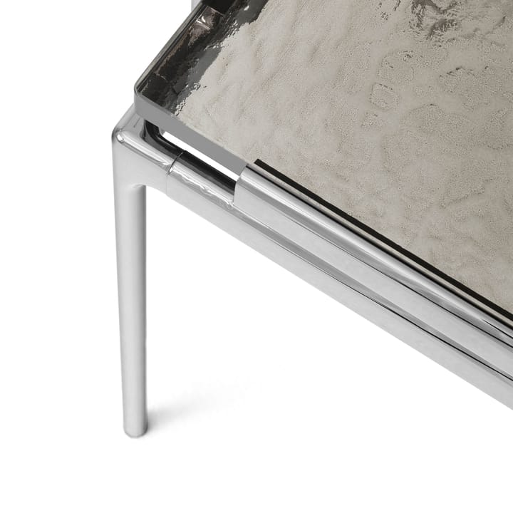 Sett LN12 salontafel, Smoked cast glass-dark chrome &Tradition