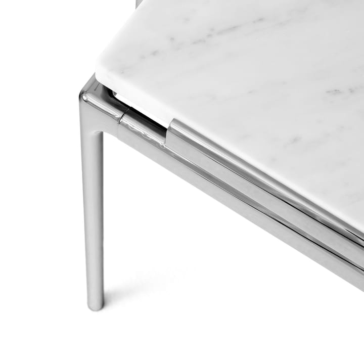 SettLN11 bijzettafel, Bianco carrara-dark chrome &Tradition
