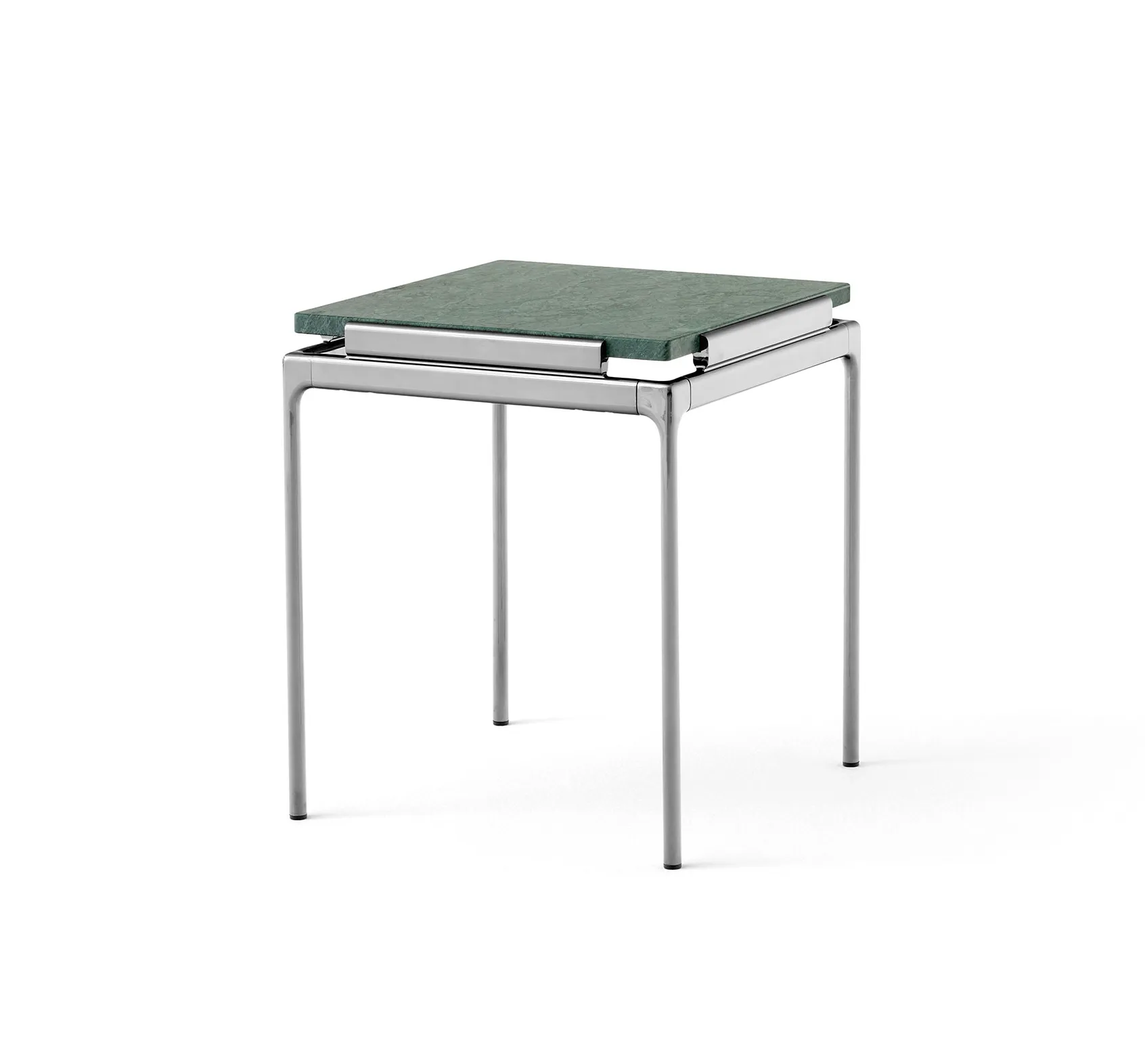 SettLN11 bijzettafel, Verde guatemala-dark chrome &Tradition
