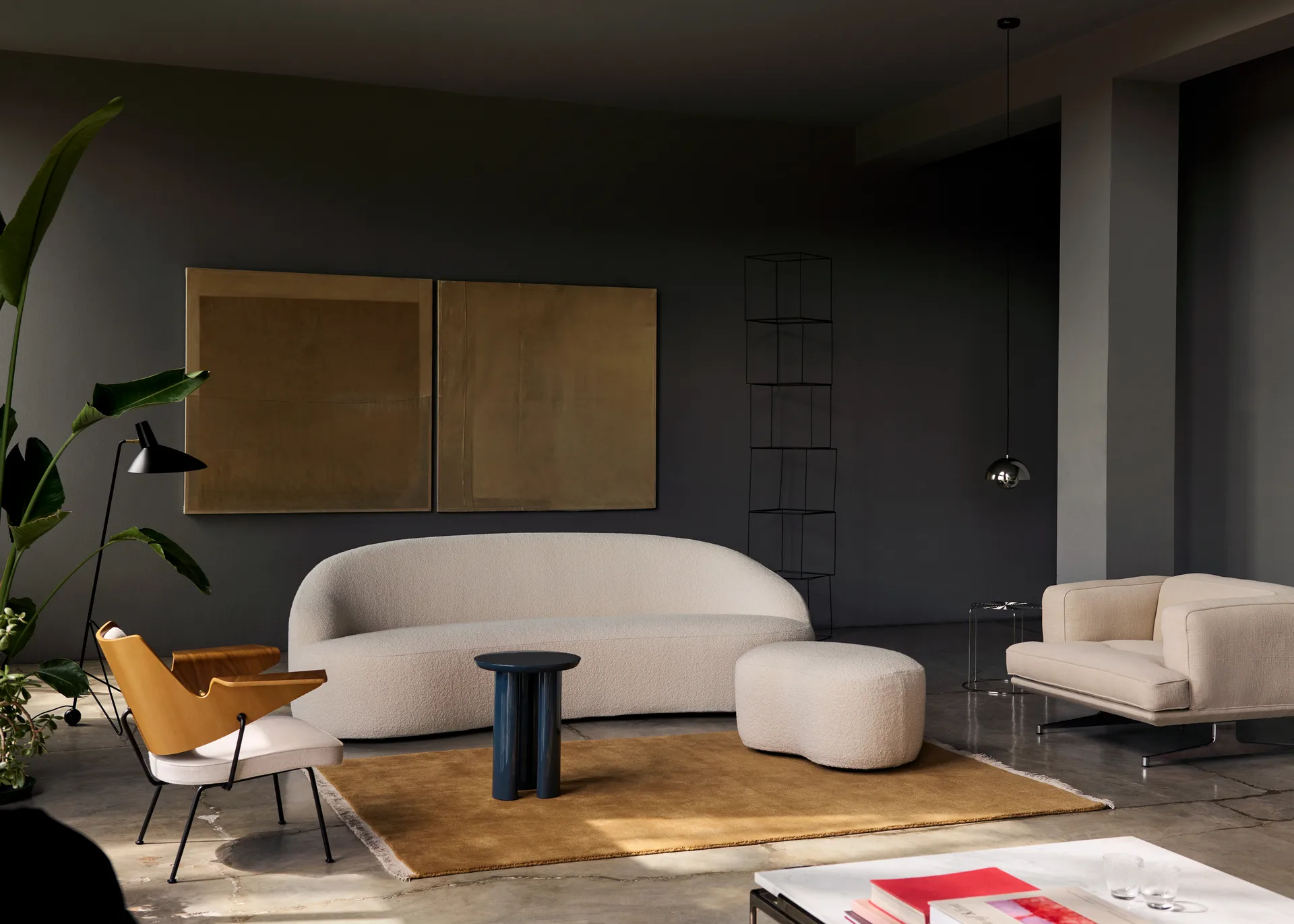 The Moor AP18 vloerkleed 170x240 cm, Golden brown &Tradition