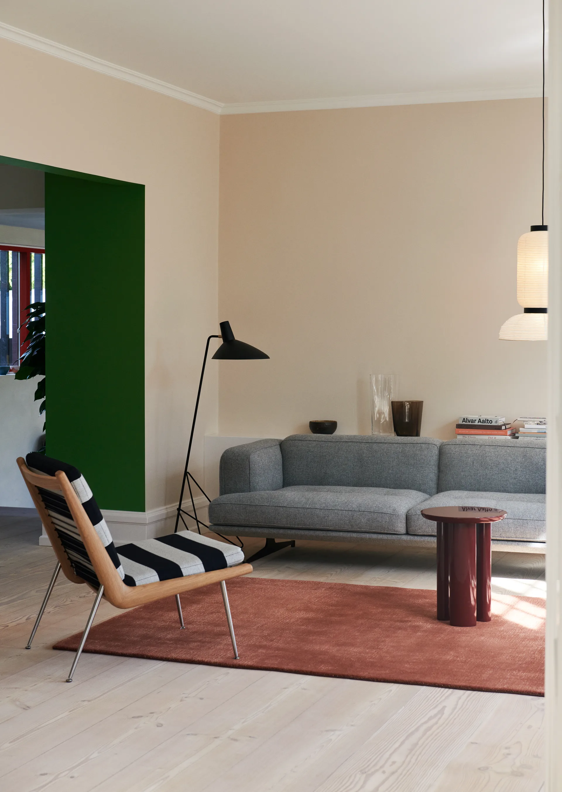 The Moor AP18 vloerkleed 170x240 cm, Red heather &Tradition