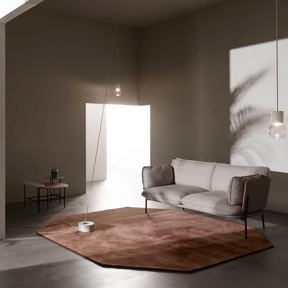 The Moor Rug AP8 vloerkleed, midnight blue &Tradition