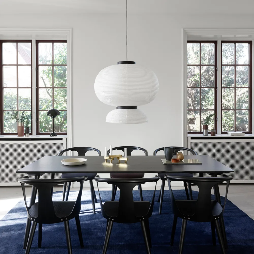 The Moor Rug AP8 vloerkleed, midnight blue &Tradition