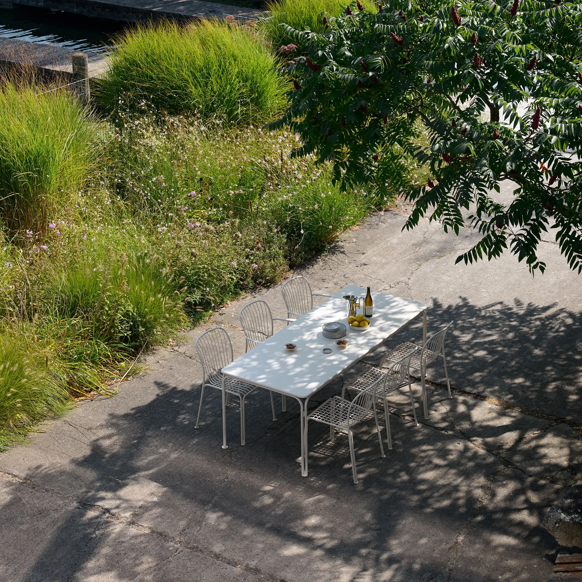 Thorvald Outdoor SC99 eettafel 220 cm, Ivory &Tradition