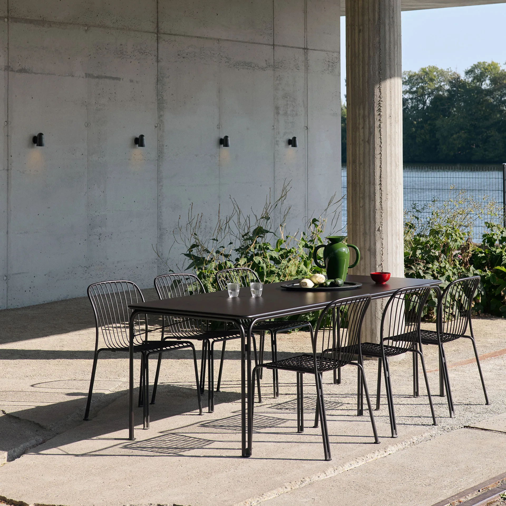 Thorvald Outdoor SC99 eettafel 220 cm, Warm black &Tradition