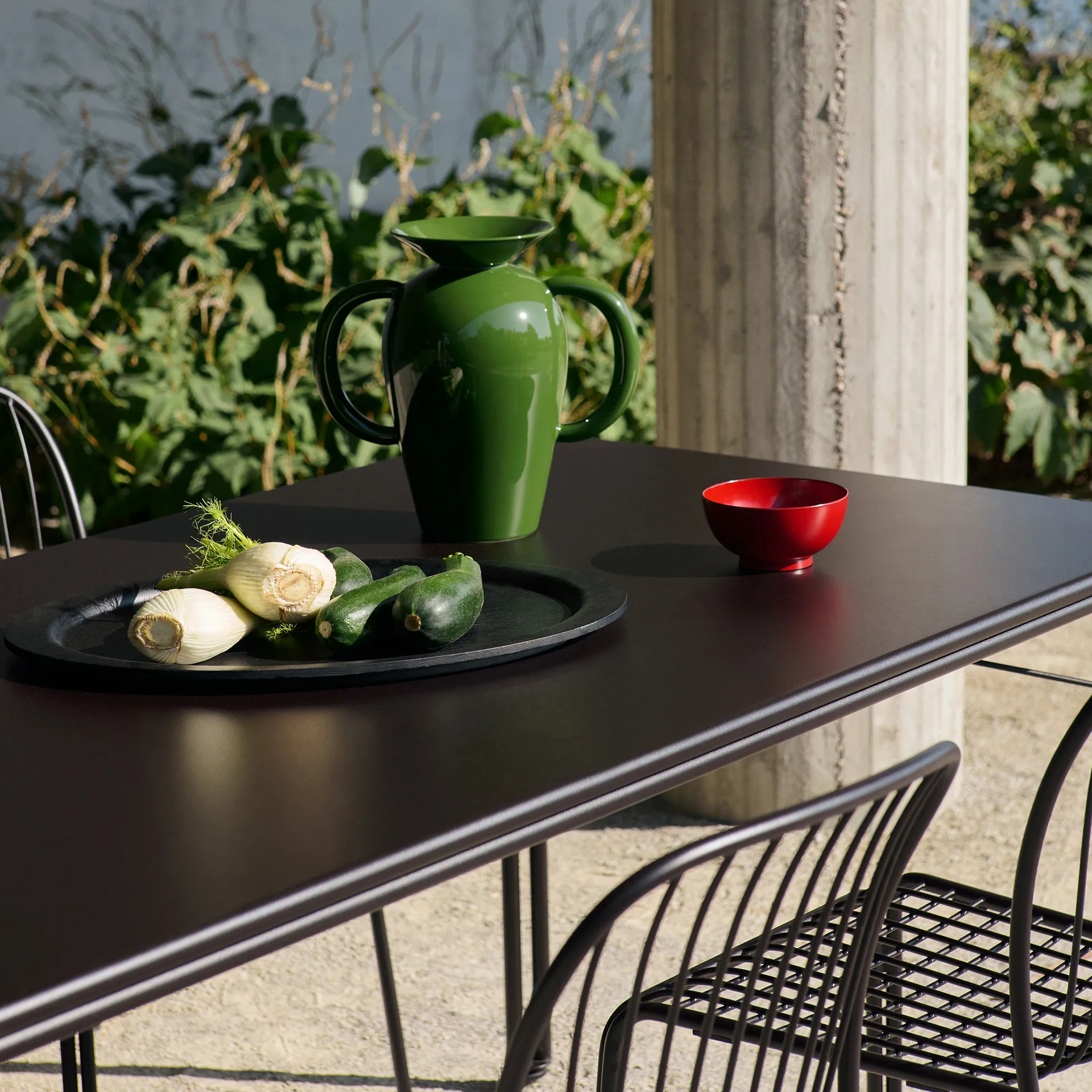 Thorvald Outdoor SC99 eettafel 220 cm, Warm black &Tradition