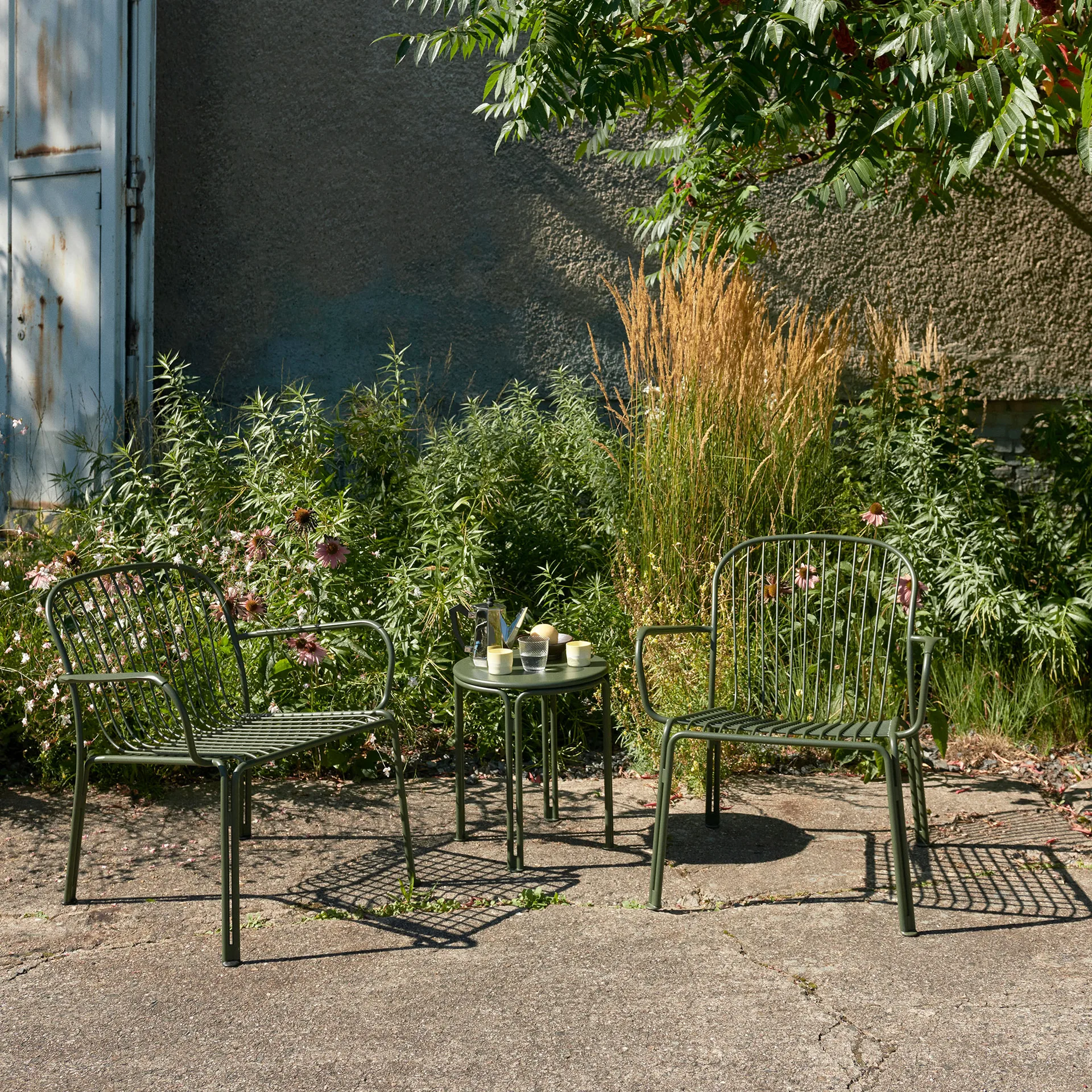 Thorvald SC101 lounge stoel, Bronze green &Tradition
