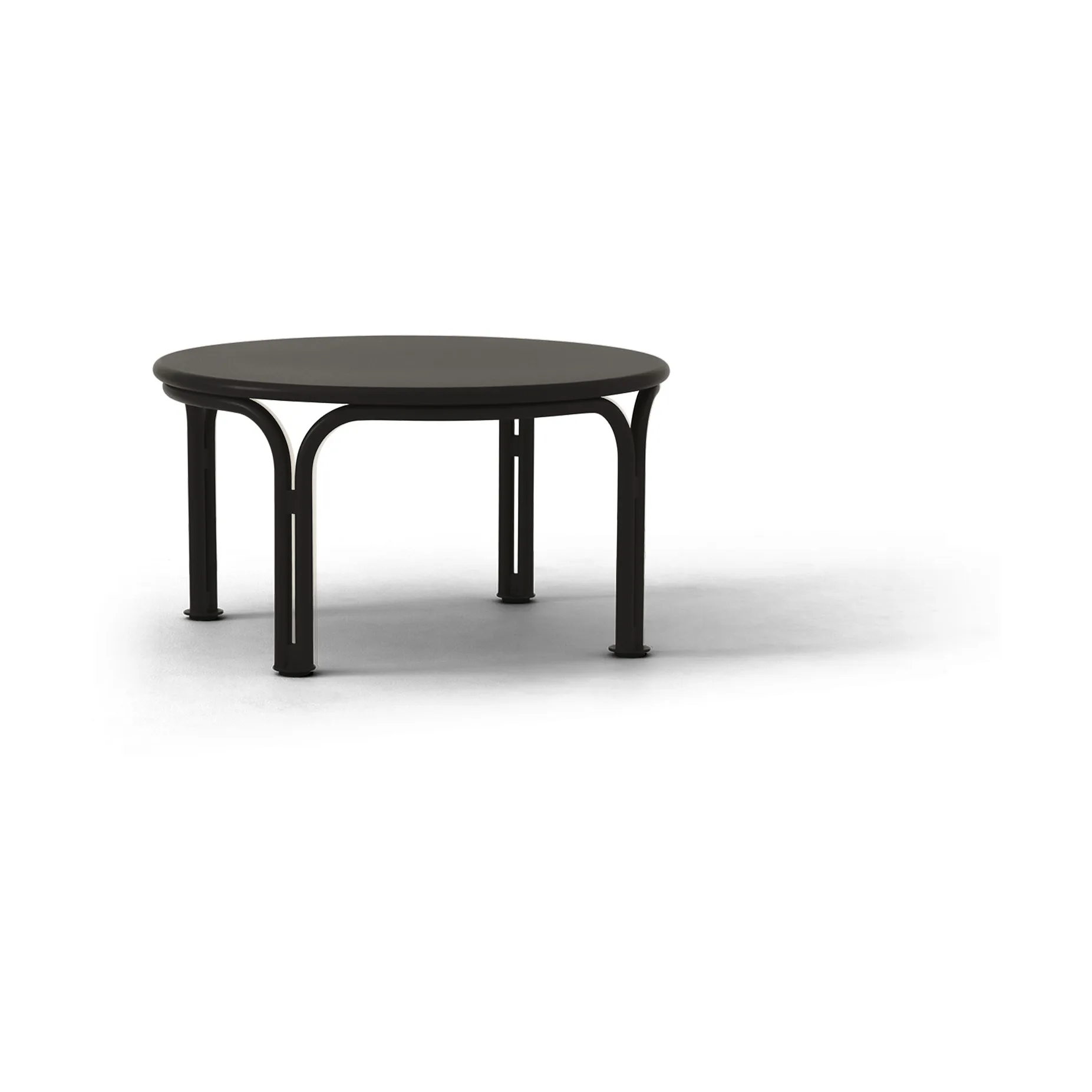 Thorvald SC108 salontafel, Warm black, Ø70 cm &Tradition