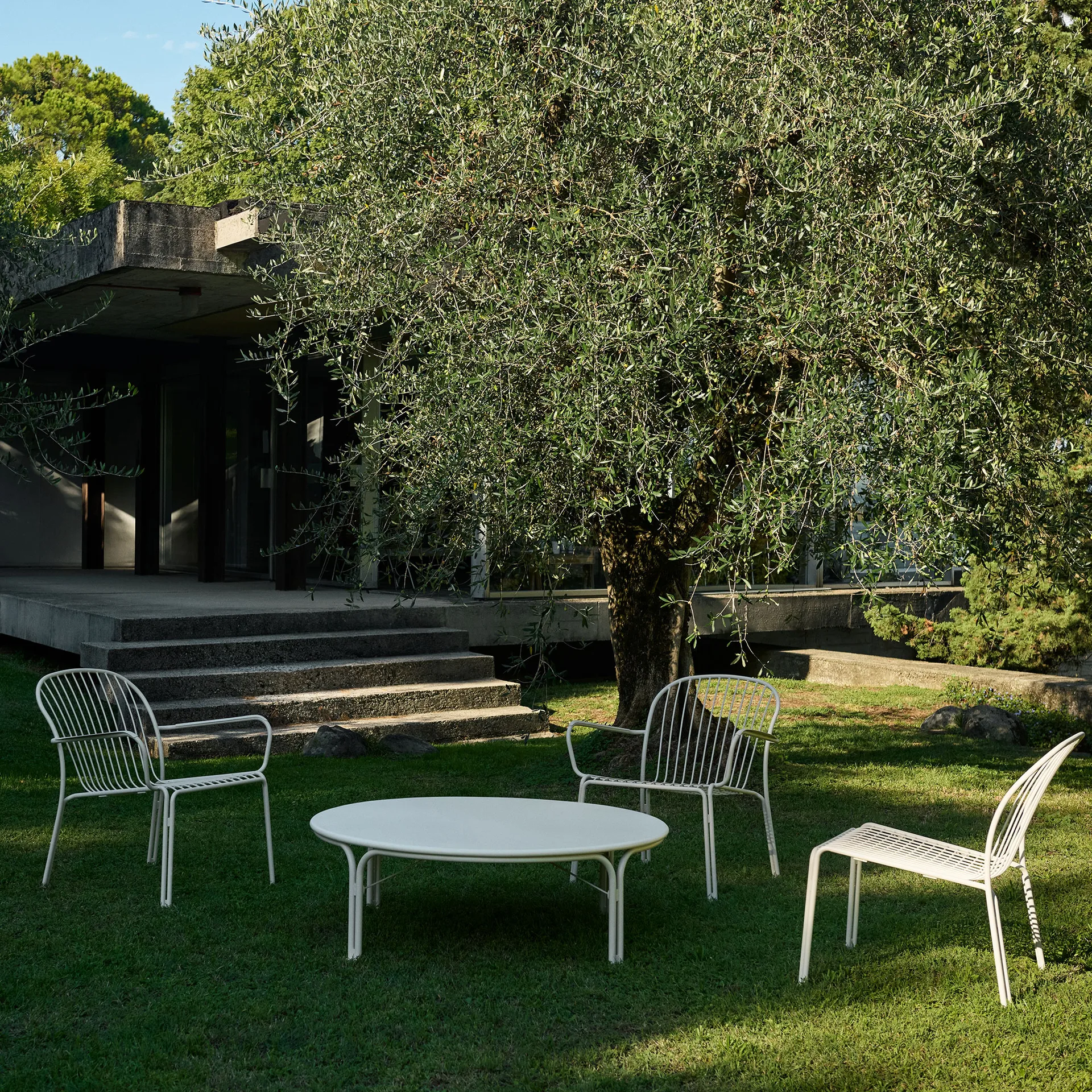 Thorvald SC109 salontafel, Ivory, Ø115 cm &Tradition