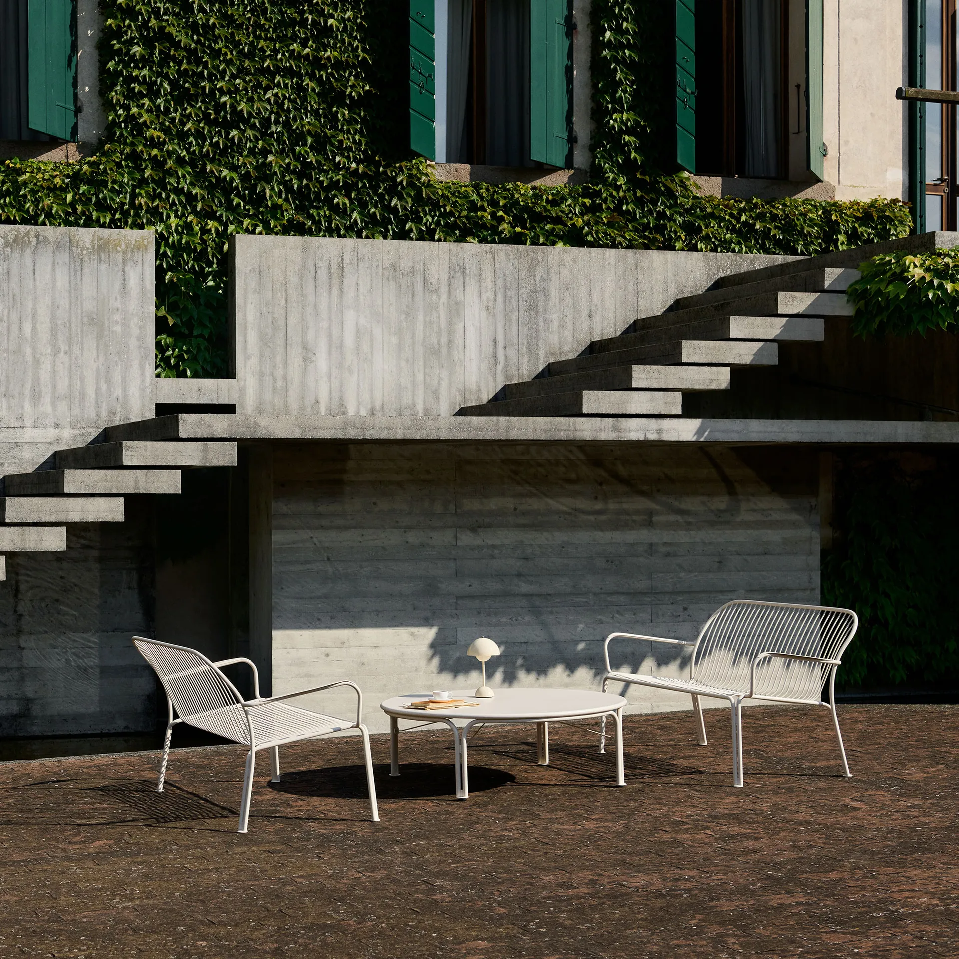 Thorvald SC109 salontafel, Ivory, Ø115 cm &Tradition