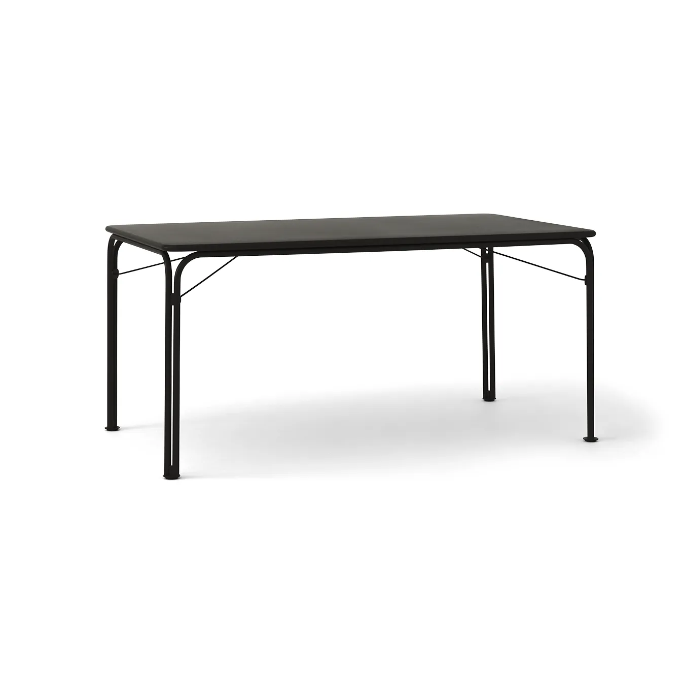 Thorvald SC113 eettafel, Warm black, 160 cm &Tradition