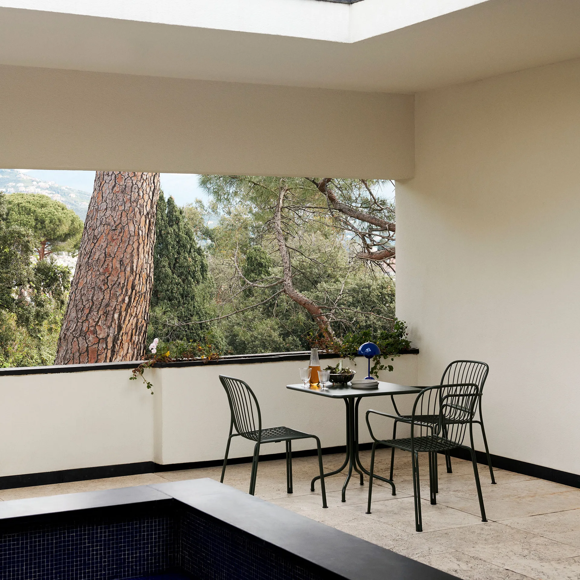 Thorvald SC97 koffietafel 70x70 cm, Bronze green &Tradition