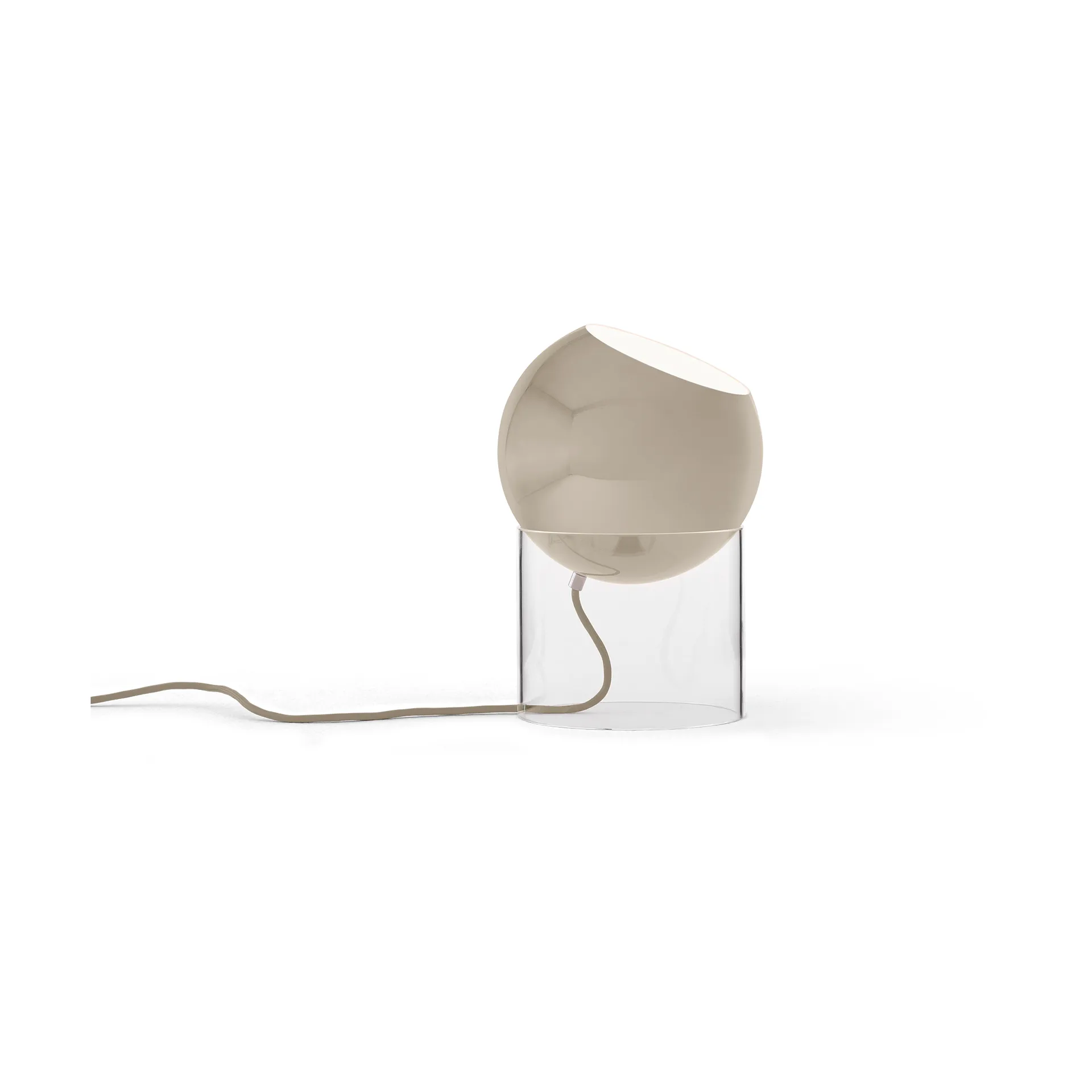 Topan VP13 tafellamp 31,5 cm, Clear-grey beige &Tradition