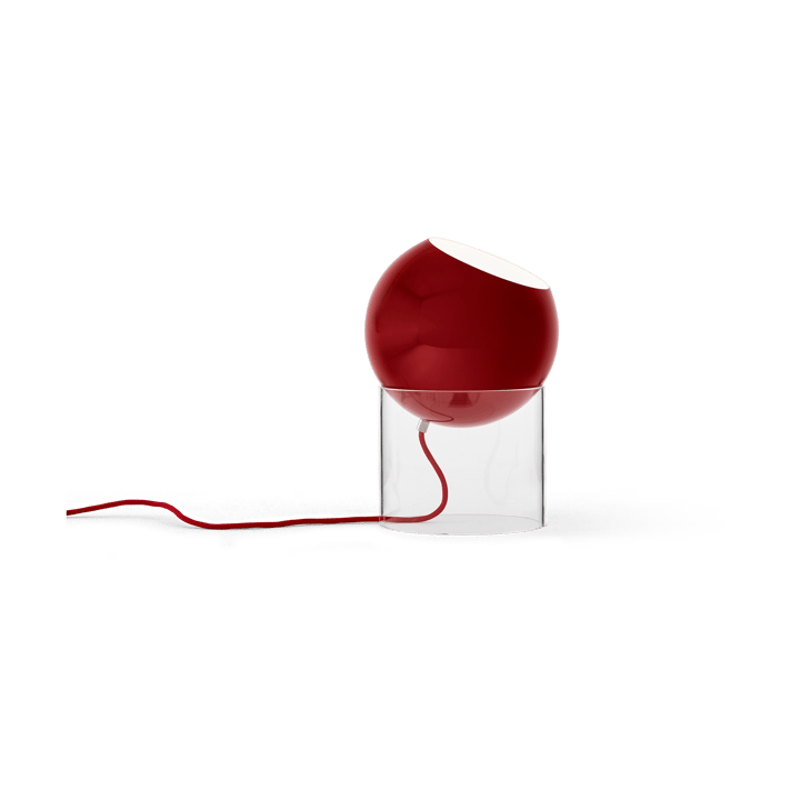 Topan VP13 tafellamp 31,5 cm, Clear-vermilion red &Tradition