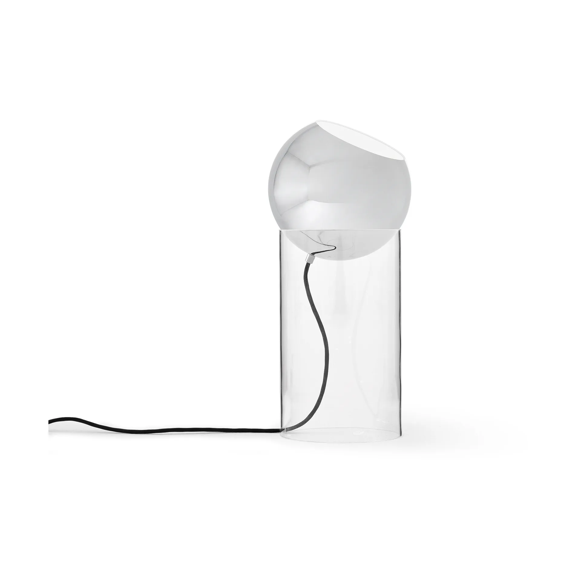 Topan VP14 vloerlamp 46,5 cm, Clear-chrome plated &Tradition