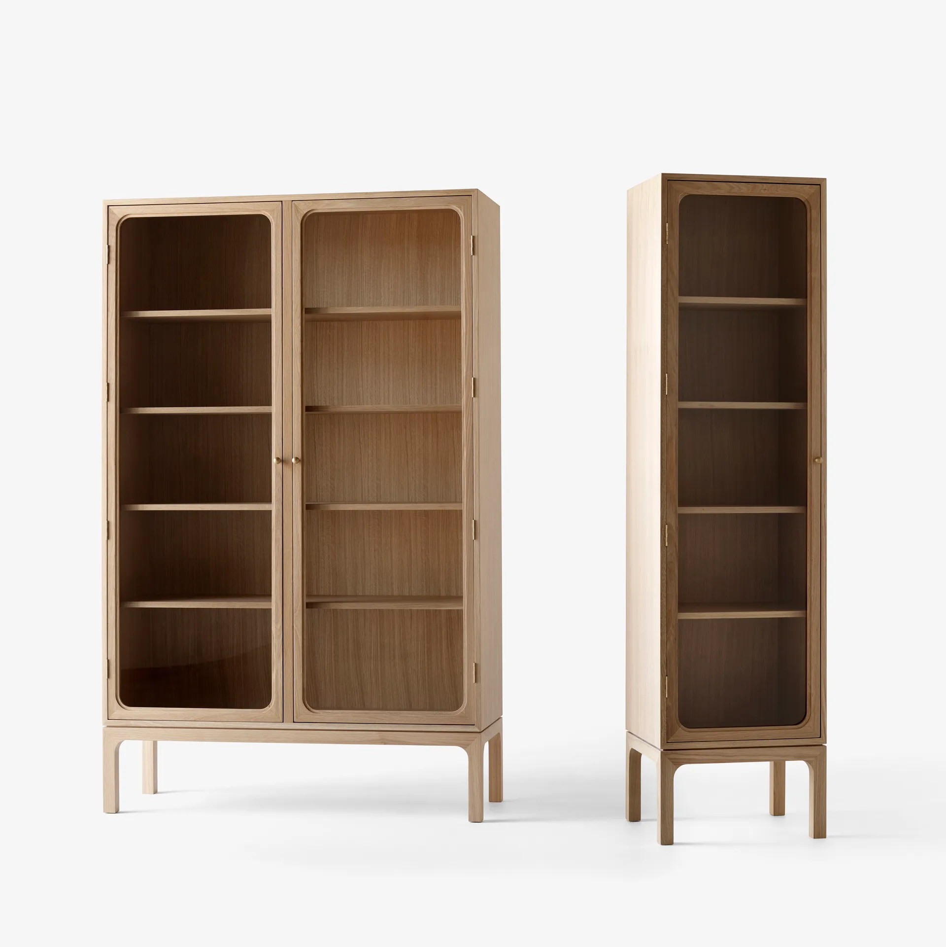 Trace SC88 vitrinekast 120x192x40 cm, Natural natural oak &Tradition