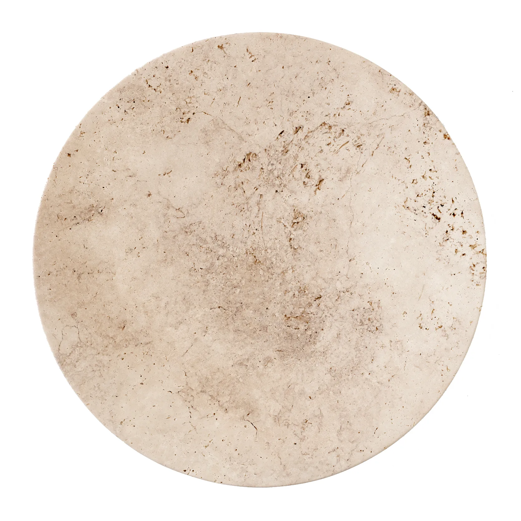 Travertine bord SC55, Ø50 cm &Tradition