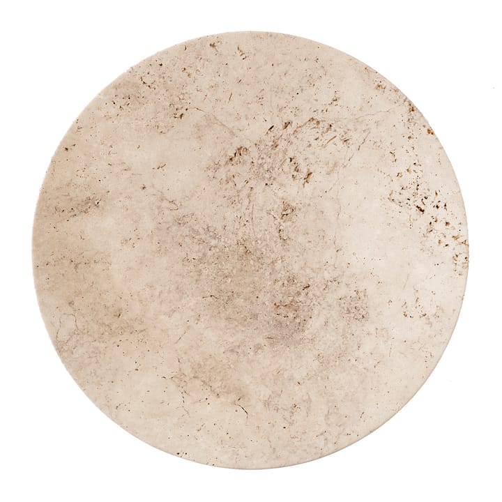 Travertine bord SC55, Ø50 cm &Tradition