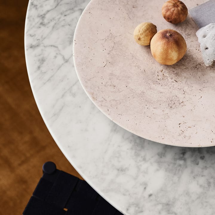 Travertine bord SC55, Ø50 cm &Tradition