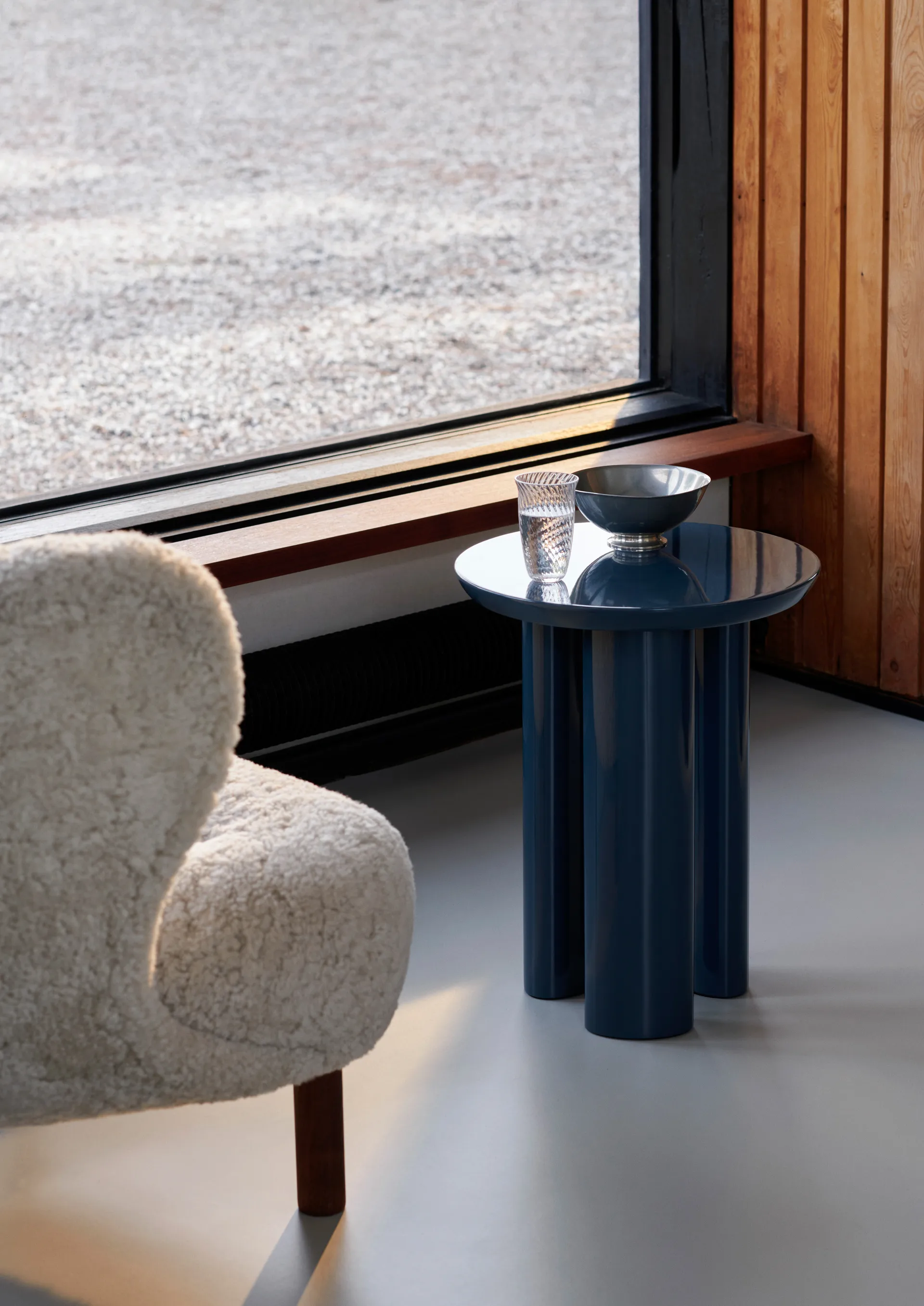 Tung JA3 bijzettafel, Steel blue &Tradition