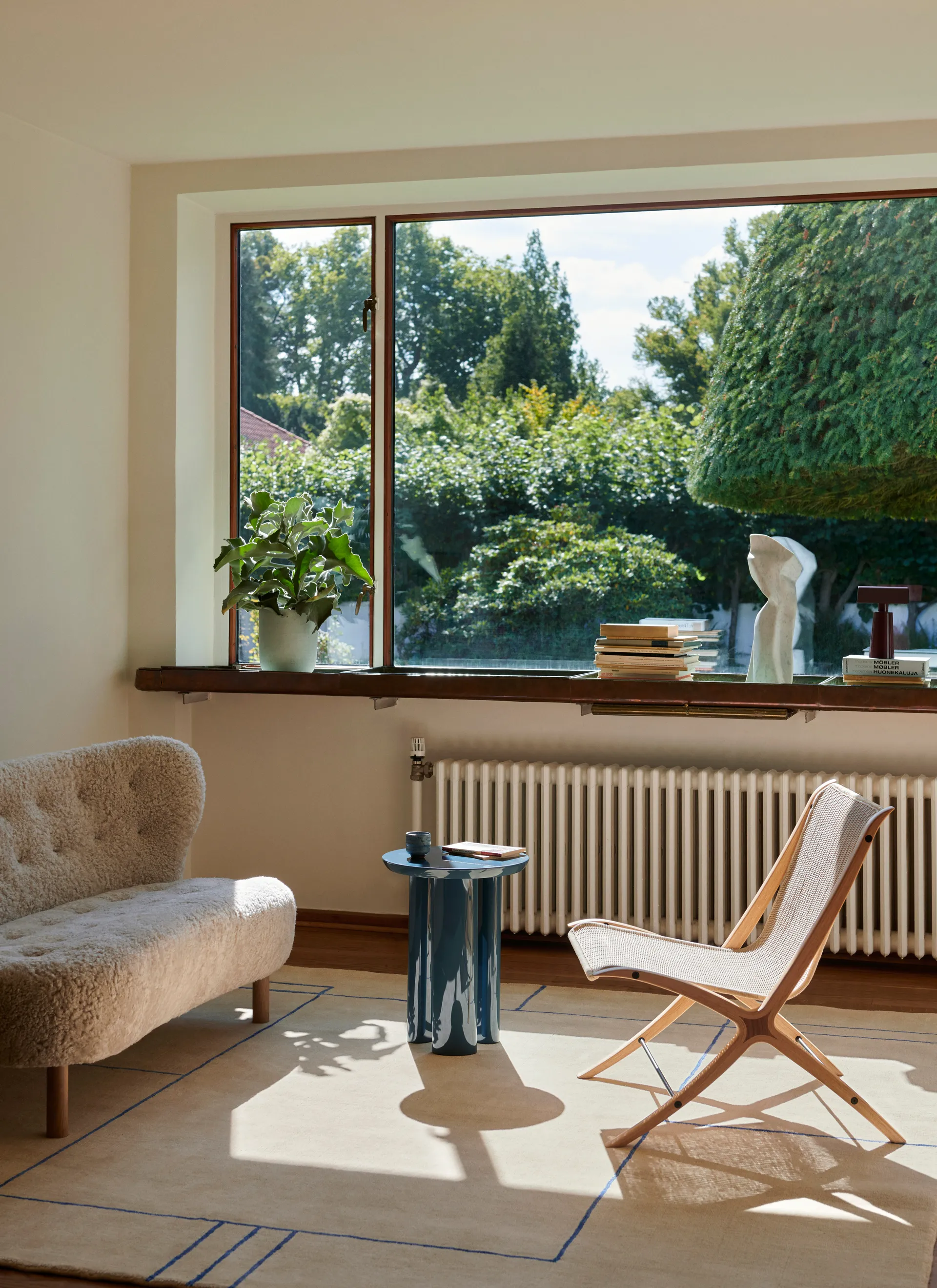 Tung JA3 bijzettafel, Steel blue &Tradition